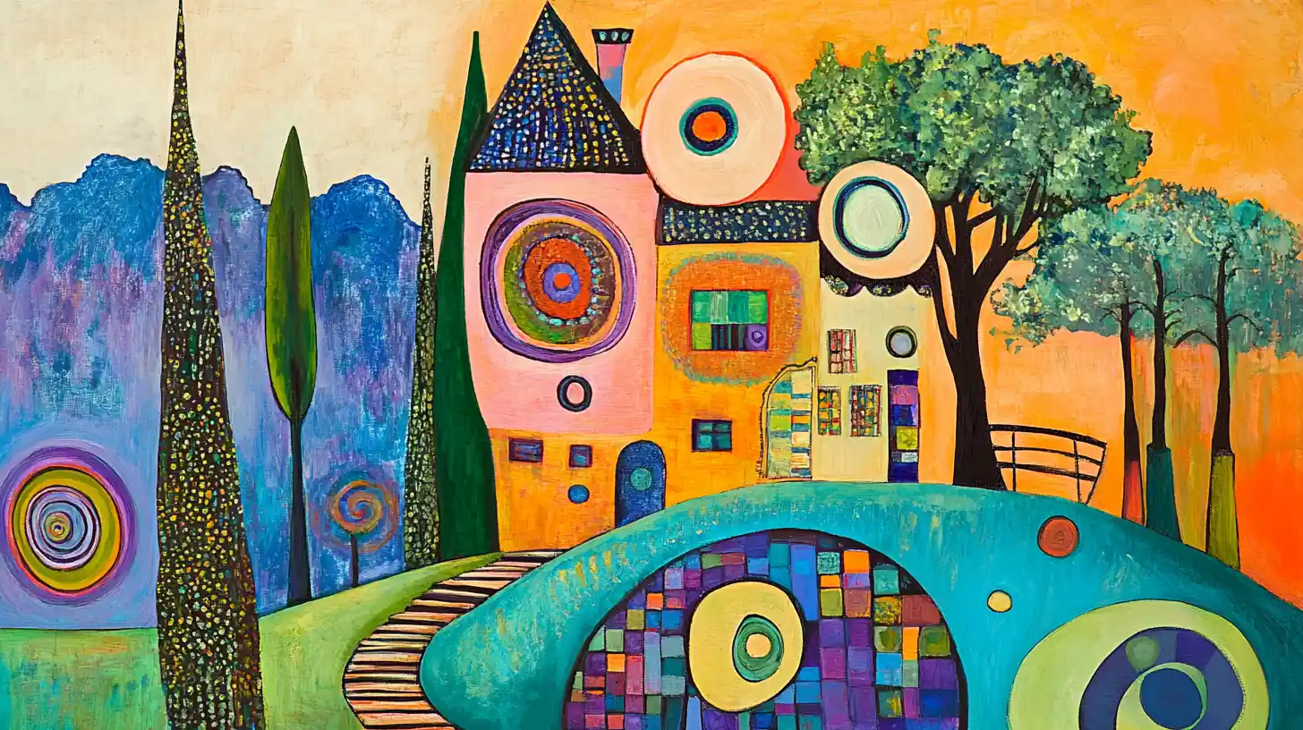 Een huis in de natuur hundertwasser style